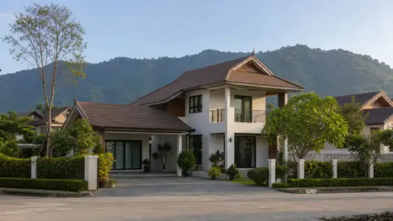 บ้านล้านนาร่วมสมัย วิวภูเขา เชียงราย